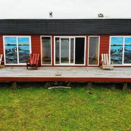Chohen में, होटल Cabañas Chiloé Quemchi Laguna Popétan