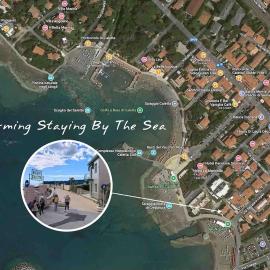 Charming staying by the sea