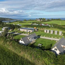 Celtic Longhouse Tent at Coverack Camping