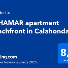 ALHAMAR apartment beachfront in Calahonda