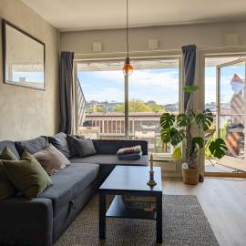 Spacious and cozy studio apartment with balcony
