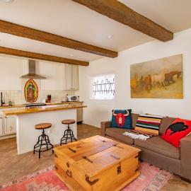 Historic Adobe Casita Downtown Specious 620 Sq Ft, King Bed and Patio