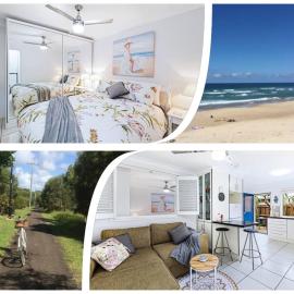 Tiny Comfy flat with Bikes, hotel in Coolum Beach