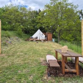Glamping nad vinicemi - kousek od Brna