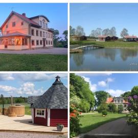 Sjötorps Säteris 1600-tals Huvudbyggnad, hotell sihtkohas Larv