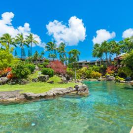 Hanalei Bay Beach Retreat with Waterfall Views، فندق في برينسفيل