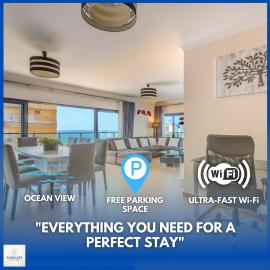 Sunscape Rocha Prime - Oceanview - WiFi - Parking, Hotel in Portimão