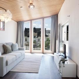 NEU zentrale Wohnung Netflix Balkon 4 Gäste