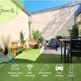 Les Grumes, Centre Ville, Jardin,Self check-in, FreeWifi, Netflix