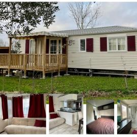 Mobil home climatisé Louisiana 4 pers, hotel sa Sémussac