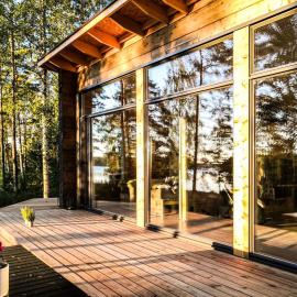 Niemi-Kapee Sammal - modern cottage by the lake Näsijärvi