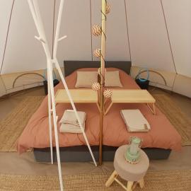 Glamping au verger de la Marsale، فندق في Hannut