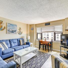 Walk to Indian Beach: Condo w/ Ocean-View Balcony