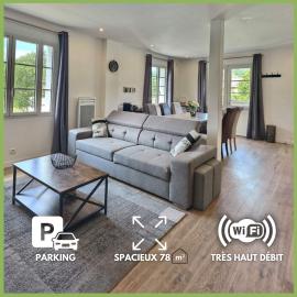 Superbe, T3 spacieux 78 m2, Neuf, Parking, Balcon