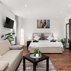 MOLA Apartments-Klimaanlage- im Zentrum für 3 Gäste-Gratis Parkplatz-Highspeed WLAN-auch für Langzeit geeignet