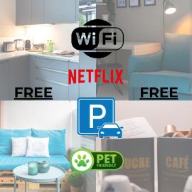 Locarno Center - Free Parking, Netflix and WiFi