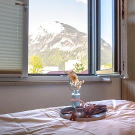 wolke 7, Bergblick, Balkon & Garten, 45 qm, max 4 Personen、キーフェルスフェルデンのホテル