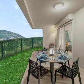 Le Tequila Sunrise vue jardin appartment 1 ch 4p