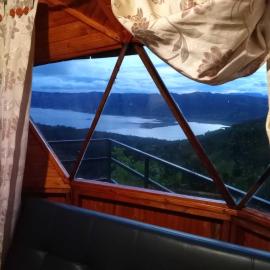 Glampin la esperanza vista al embalse