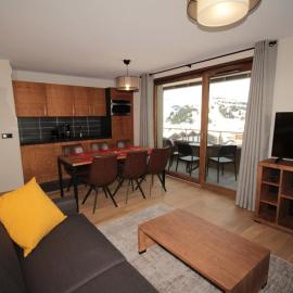 Appartement neuf aux Saisies, 6 pers, parking inclus