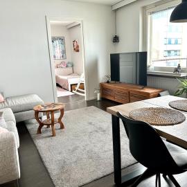 Valoisa 44,5 m2 kaksio Lahden keskustassa, hotelli Lahdessa
