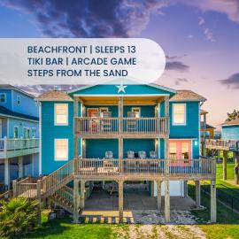 A Texas Star Beachfront 3BR, hotel in Crystal Beach