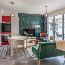 Urban Chic Montpellier - Terrace - Private Parking, hotel u gradu Monpelje