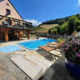 Ferienhaus Kappel mit Pool