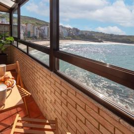 AG Piso Caldeirón Malpica, primera linea de playa