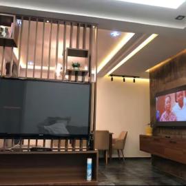 Well equipped apartment with luxurious interior furnishings