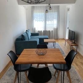 New apartment with parking garage
