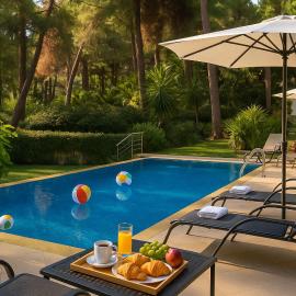 Hera's Resort with Private Pool and Lush Garden