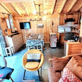 Chalet cosy au centre des Gets, 4-5 pers, balcon, garage - FR-1-598-75