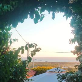 Amorevole villa con terrazza e doccia esterna