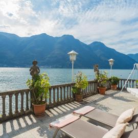 Terrace on Orrido di Nesso by Rent All Como