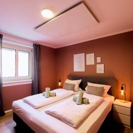 Praktisch, Zentral, lebendig- Low Budget für Familien, Firmen, Monteure, 3Schlafzimmer, WLAN,Balkon,Parkplatz, Stadtmitte, Legoland, Münster, hotel v destinaci Neu-Ulm