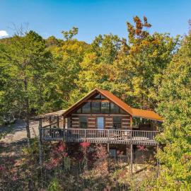 View! Private Studio Cabin,Hot Tub,RELAX,Honeymoon