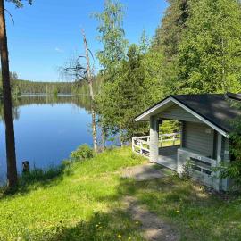 Ahvenlampi Camping, hotell i Saarijärvi