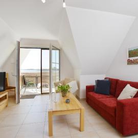 Ferienwohnung Boddenbrise - Boddenblick, Balkon, Strandnähe