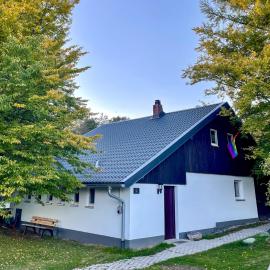 Spirkenhütte Fichtelberg - Ferienhaus bis 6 Personen - mit Sauna - am Fichtelsee