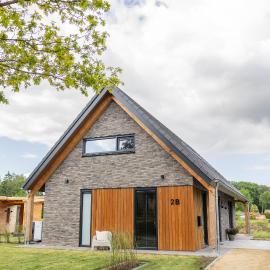 Luxe villa aan golfbaan en bosrand in Appelscha, hotel en Appelscha