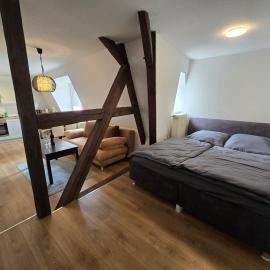 FERIENWOHNUNG 44m2 APARTMENT WOHNUNG im ZITTAUER STADTZENTRUM INNENSTADT INNENRING TOP LAGE MARKT UND RATHAUS NÄHE, Hotel in Zittau