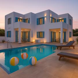 Ippocampos Seaside Serenity - Unwind at Paros Poolside Retreats, hotel Alikíben