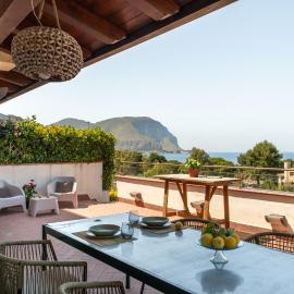 몬델로에 위치한 호텔 Villa Mondello vista mare