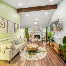 Enjoy Games at Designer 3BR w Fenced Backyard