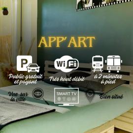 Appart Lumineux avec Vue Centre Ville & Gare - Emplacement Idéal, hotel en Angulema