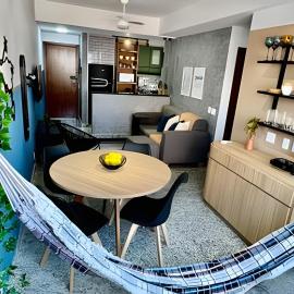 O401 Praia Ar Cond Garagem, hotel i Vitória
