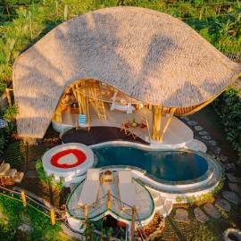 Angel Bali Suites, Private Nature Bamboo Villa, hotel v destinaci Selat