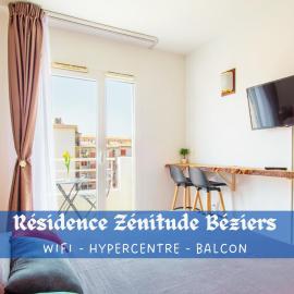 Zenitude Résidences - Studio privé - Balcon Clim Self-Checking Animaux Bienvenus