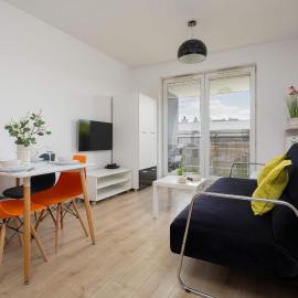 Modern Apartment in Warsaw with Underground Parking by Noclegi Renters